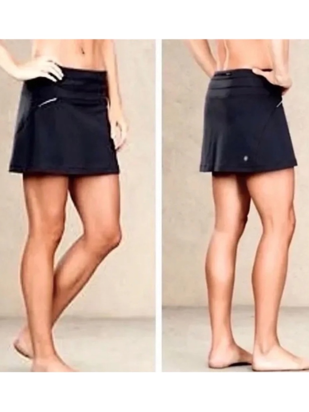 Athleta NWOT Black Relay Skort (S)